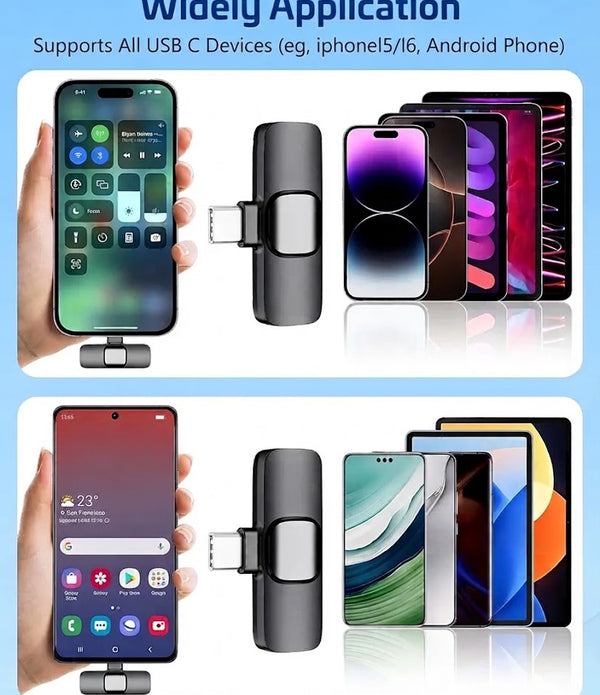 K11 Dual Wireless Vlogging Mic