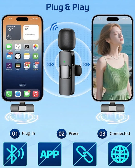 K11 Dual Wireless Vlogging Mic